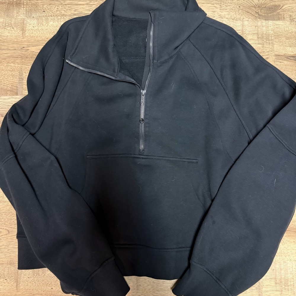 Lululemon Cropped Half Zip Scuba